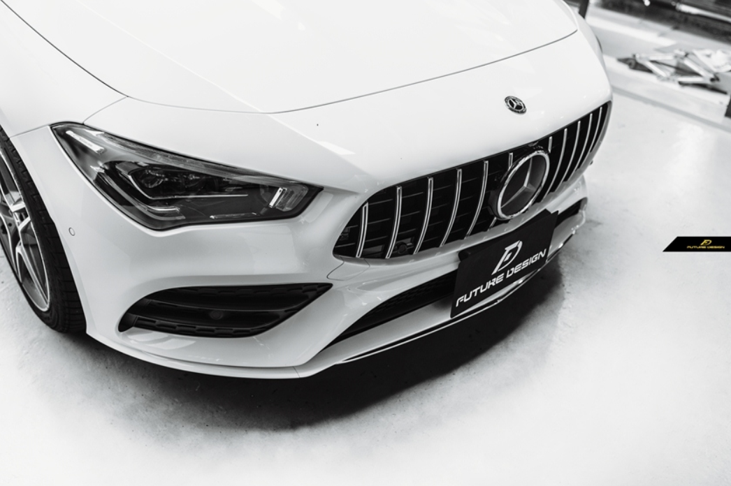 Future Design Carbon ABS Front Grill GT Style For 2020-ON C118 CLA250 CLA35-6