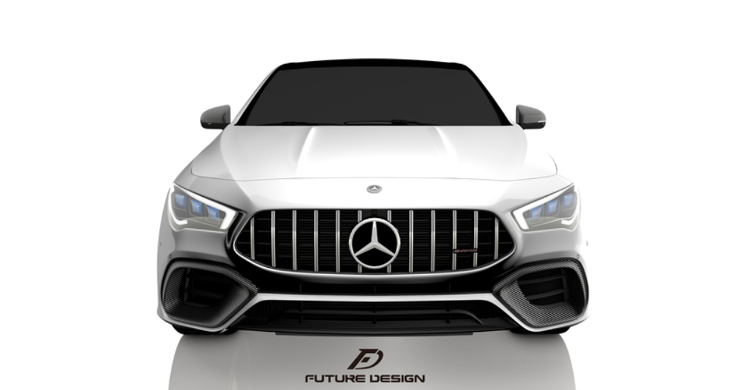 Future Design Carbon Fiber Front Bumper Surround For CLA C118 CLA45 2020-ON