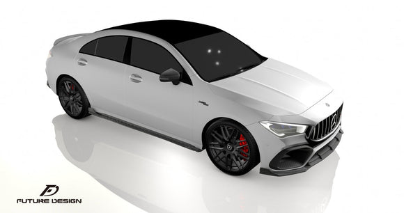 Future Design Carbon FD GT Carbon Fiber Side Skirts for 2020-ON C118 CLA45 CLA35 CLA250