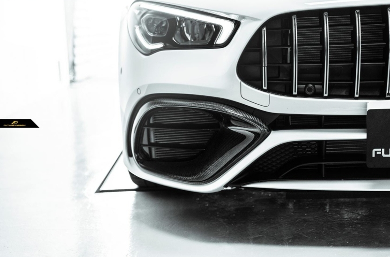 Future Design Carbon Fiber Front Bumper Surround For CLA C118 CLA45 2020-ON