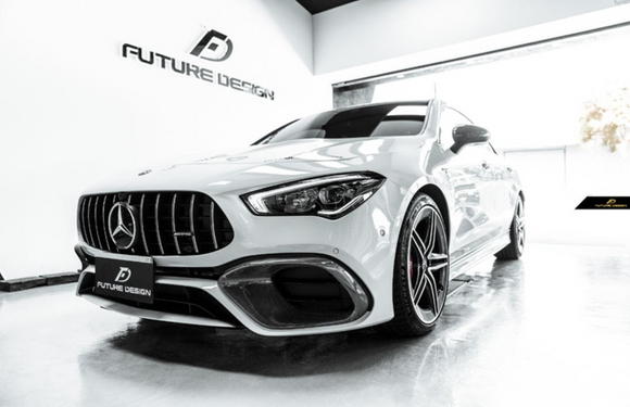 Future Design Carbon Fiber Front Bumper Surround For CLA C118 CLA45 2020-ON