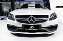 Future Design Carbon Carbon Fiber OEM Style Front Bumper Trim Lower Grill Surround for W205 C63 C63S AMG Sedan Coupe 2015-2020-2
