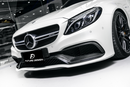 Future Design Carbon Carbon Fiber OEM Style Front Bumper Trim Lower Grill Surround for W205 C63 C63S AMG Sedan Coupe 2015-2020-1