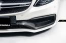 Future Design Carbon Carbon Fiber OEM Style Front Bumper Trim Lower Grill Surround for W205 C63 C63S AMG Sedan Coupe 2015-2020-4