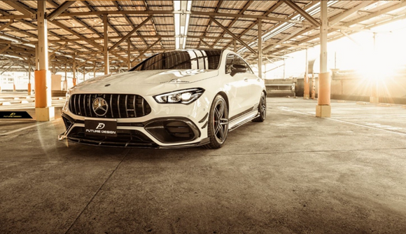 Future Design Carbon Fiber Front Canards For CLA C118 CLA45 CLA35 CLA250 2020-ON