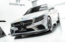 Future Design Carbon Carbon Fiber Front Lip FD GT for W205 C300 2019-ON 2 Door Coupe 4 Door Sedan-3