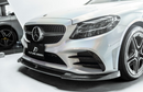 Future Design Carbon Carbon Fiber Front Lip FD GT for W205 C300 2019-ON 2 Door Coupe 4 Door Sedan-4