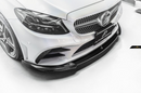 Future Design Carbon Carbon Fiber Front Lip FD GT for W205 C300 2019-ON 2 Door Coupe 4 Door Sedan-6