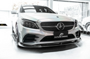 Future Design Carbon Carbon Fiber Front Lip FD GT for W205 C300 2019-ON 2 Door Coupe 4 Door Sedan-1