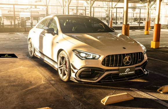 Future Design FD GT Carbon Fiber Front Lip For CLA C118 CLA45 2020-ON