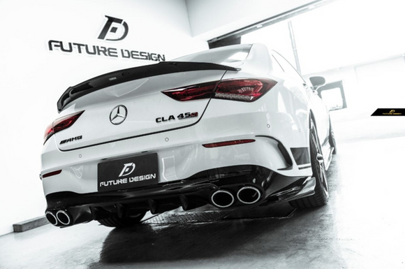 Future Design FD GT Carbon Fiber Rear Canards For CLA C118 CLA45 CLA35 CLA250 2020-ON