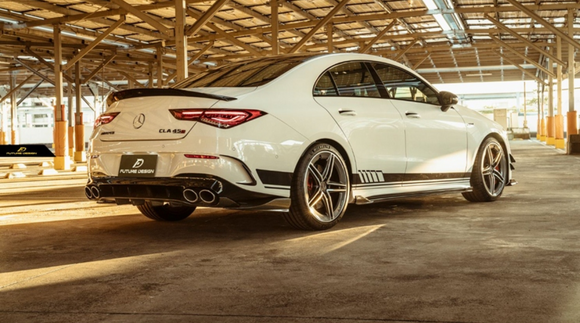 Future Design FD Carbon Fiber Rear Lower Diffuser For CLA C118 CLA45 2020-ON