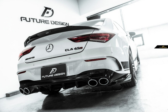 Future Design  FD GTS V Carbon Fiber Rear Spoiler For CLA C118 CLA45 CLA35 CLA250 2020-ON