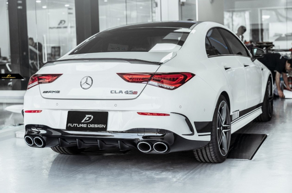 Future Design Carbon FD Carbon Fiber Rear Spoiler For 2020-ON C118 CLA45 CLA35 CLA250