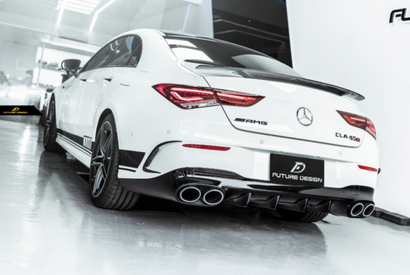 Future Design Carbon FD GTS Carbon Fiber Rear Spoiler For 2020-ON C118 CLA45 CLA35 CLA250