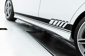 Future Design Carbon FD Carbon Fiber Side Skirts Trim Cover For 2020-ON C118 CLA45 CLA35 CLA250 - 0
