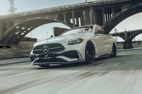 Future Design FD V2 Carbon Fiber FRONT LIP for W206 C300 with AMG Package Sedan 2021-ON - 0