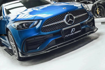 Future Design Carbon Fiber FD FRONT LIP (3 Pcs)  for W206 C300 with AMG Package Sedan 2021-ON - 0