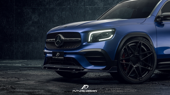 Future Design FD Carbon Fiber FRONT LIP SPLITTER for Mercedes Benz GLB250 AMG / GLB35 AMG X247 2020-ON