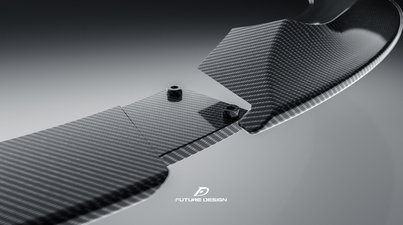 Future Design FD Carbon Fiber FRONT LIP SPLITTER for Mercedes Benz GLB250 AMG / GLB35 AMG X247 2020-ON