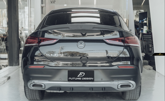 Future Design FD Carbon Fiber REAR SPOILER for Mercedes Benz GLE350 AMG GLE43 GLE63 W167 Coupe