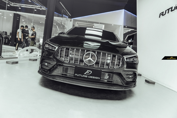 Future Design FD Carbon Fiber Front Lip For CLA C118 CLA35 CLA250 2020-ON