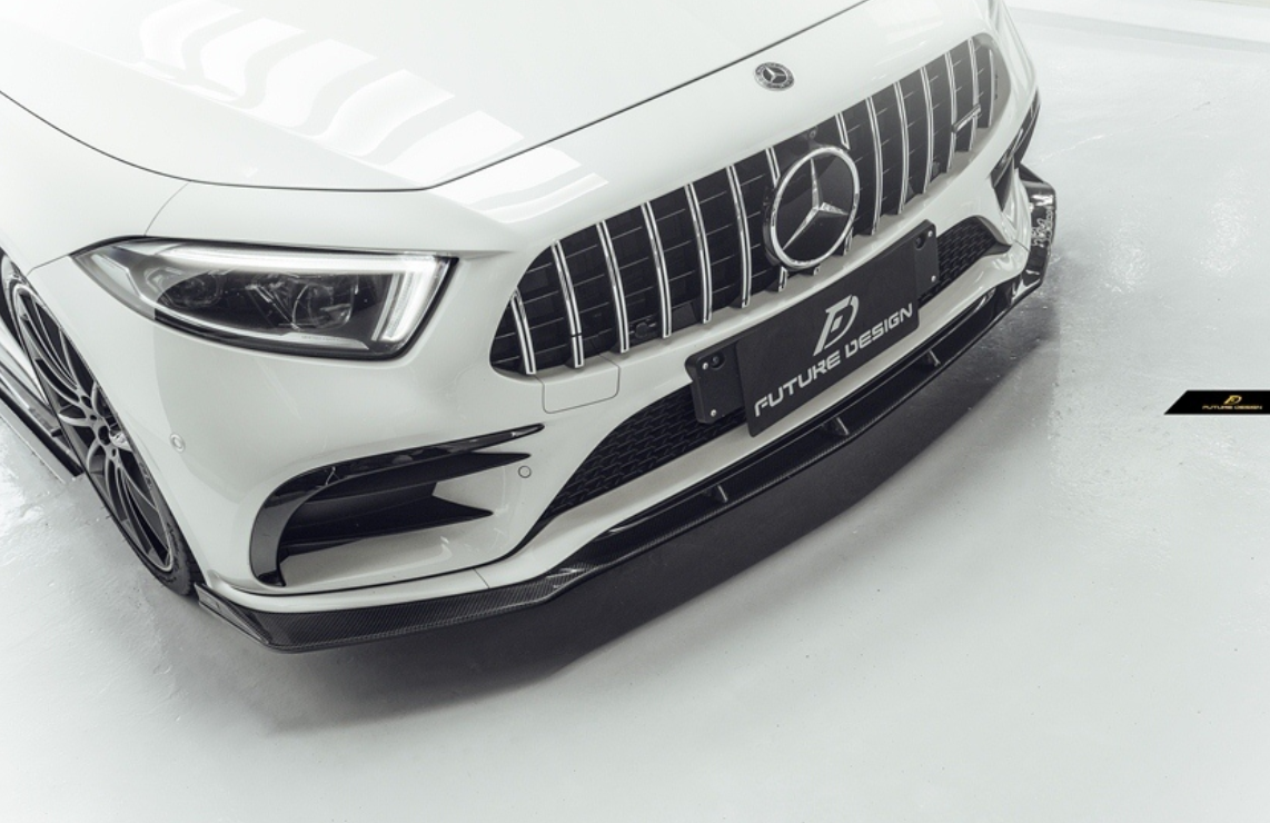 Future Design FD GTS-V Carbon Fiber FRONT SPLITTER For CLS450 CLS53 W257 C257 2019-2021