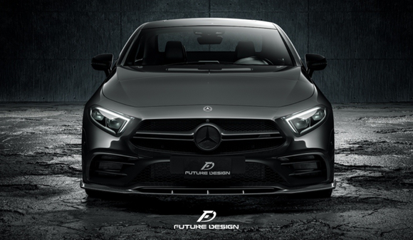 Future Design FD GTS-V Carbon Fiber FRONT SPLITTER For CLS450 CLS53 W257 C257 2019-2021