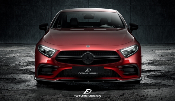 Future Design FD GTS-V Carbon Fiber FRONT SPLITTER For CLS450 CLS53 W257 C257 2019-2021