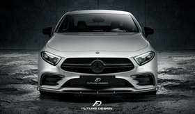 Future Design FD GTS-V Carbon Fiber FRONT SPLITTER For CLS450 CLS53 W257 C257 2019-2021