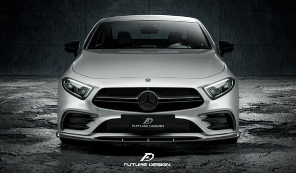 Future Design FD GTS-V Carbon Fiber FRONT SPLITTER For CLS450 CLS53 W257 C257 2019-2021