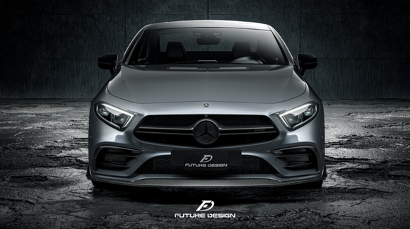 Future Design FD Carbon Fiber FRONT SPLITTER For CLS450 CLS53 W257 C257 2019-2021