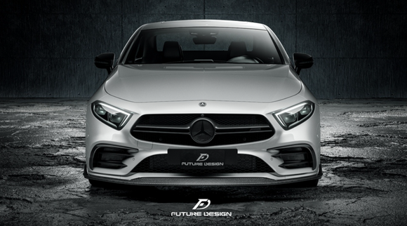 Future Design FD Carbon Fiber FRONT SPLITTER For CLS450 CLS53 W257 C257 2019-2021