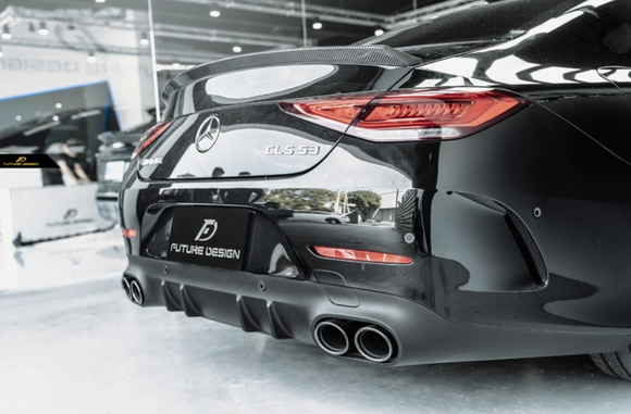 Future Design ED1 Style Carbon Fiber Rear Spoiler For CLS450 CLS53 W257 C257 2019-ON