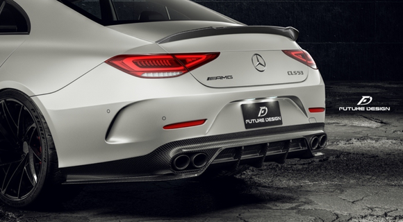 Future Design FD Carbon Fiber Rear Spoiler For CLS450 CLS53 W257 C257 2019-ON