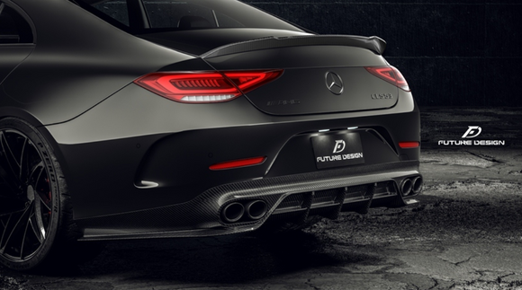 Future Design FD Carbon Fiber Rear Spoiler For CLS450 CLS53 W257 C257 2019-ON
