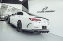 Future Design FD Carbon Fiber REAR DIFFUSER For CLS450 CLS53 W257 C257 2019-ON-6