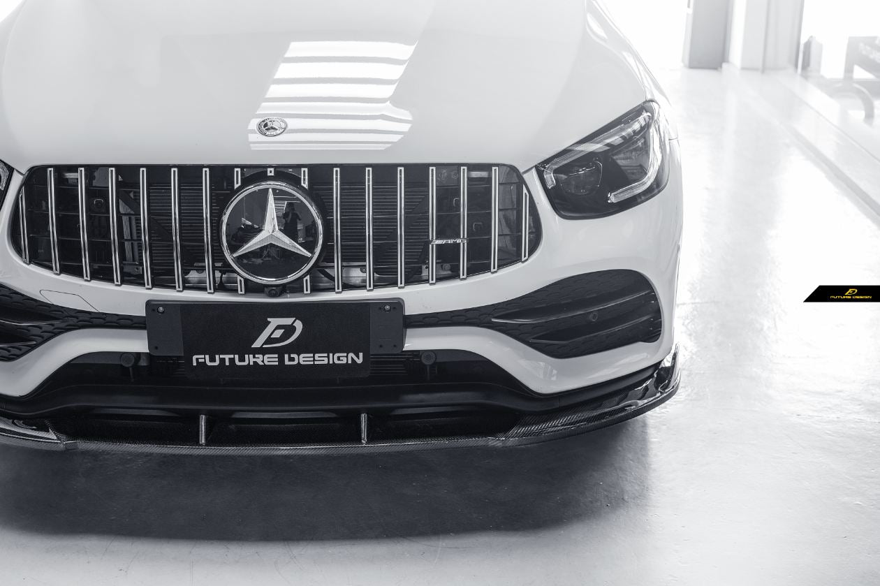 Future Design FD GT Carbon Fiber FRONT LIP SPLITTER for Mercedes Benz GLC250 AMG / GLC300 AMG / GLC43 AMG W253 GLC & GLC Coupe 2020-ON Facelift-11
