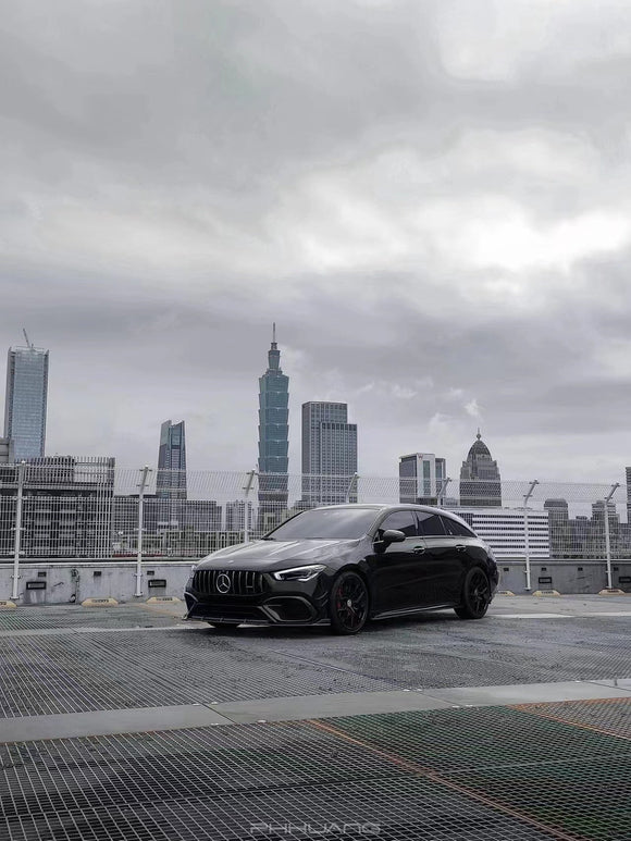 Future Design Carbon Fiber Front Canards For CLA C118 CLA45 CLA35 CLA250 2020-ON