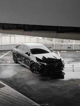 Future Design FD V2 Carbon Fiber Side Skirts For CLA C118 CLA45 CLA35 CLA250 2020-ON - 0