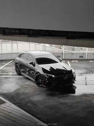 Future Design FD V2 Carbon Fiber Side Skirts For CLA C118 CLA45 CLA35 CLA250 2020-ON - 0