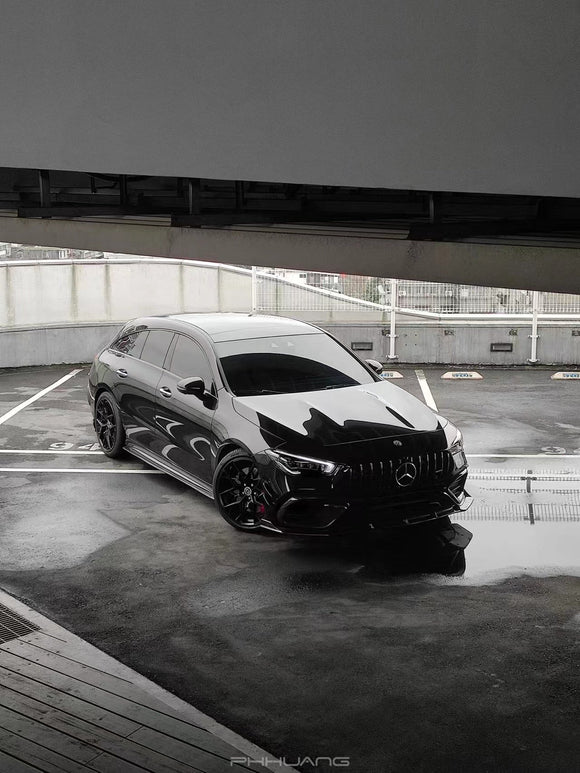 Future Design FD V2 Carbon Fiber Side Skirts For CLA C118 CLA45 CLA35 CLA250 2020-ON