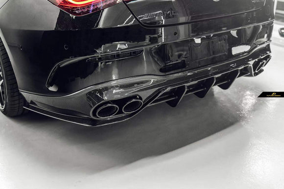 Future Design FD GT Carbon Fiber Rear Diffuser For CLA C118 CLA45 CLA35 CLA250 2020-ON