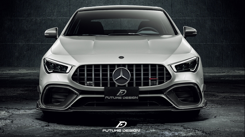Future Design FD Carbon Fiber Front Lip For CLA C118 CLA45 2020-ON
