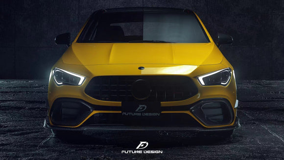 Future Design FD Carbon Fiber Front Lip For CLA C118 CLA45 2020-ON