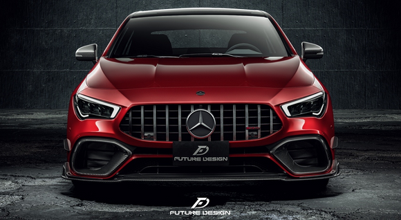 Future Design FD Carbon Fiber Front Lip For CLA C118 CLA45 2020-ON