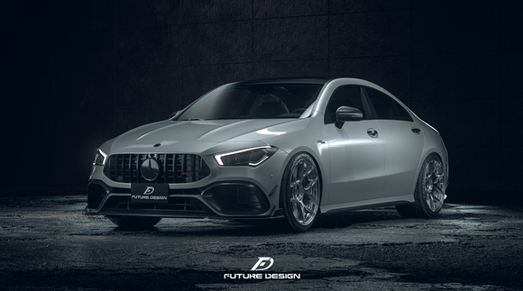 Future Design FD Carbon Fiber Front Lip For CLA C118 CLA45 2020-ON