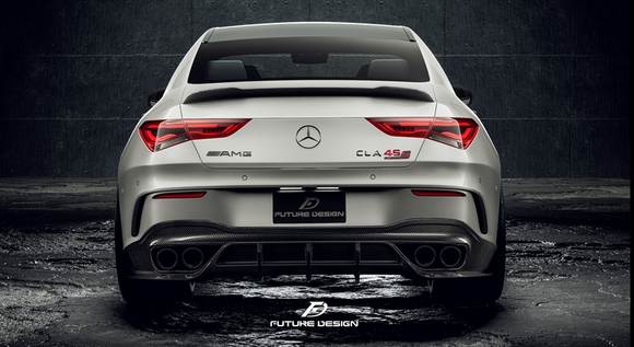Future Design FD GT Carbon Fiber Rear Diffuser For CLA C118 CLA45 CLA35 CLA250 2020-ON