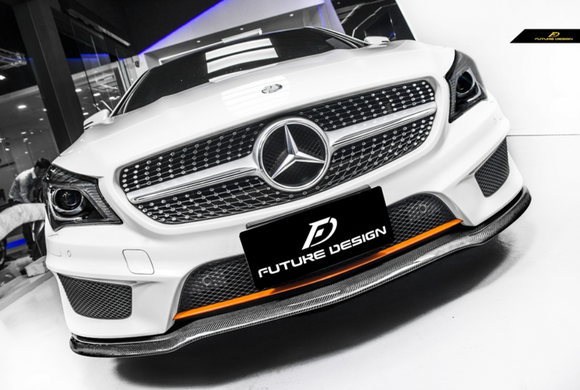 Future Design Carbon 2014-2016 C117 CLA-250 CLA-45 Carbon Fiber Front Lip Ver.6