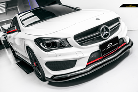 Future Design  R Style Carbon Fiber Front Lip for 2014-2016 C117 CLA-250 CLA-45